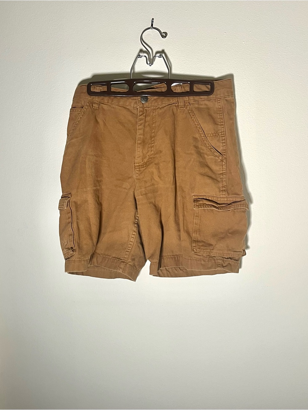 Carhartt Tan Cargo Shorts with Utility Pockets